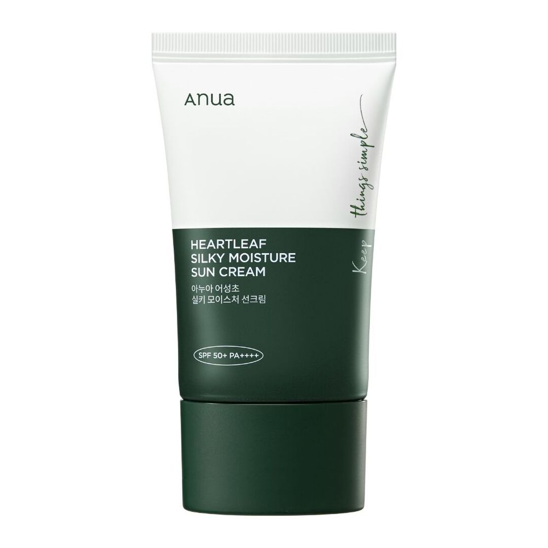 Heartleaf Silky Moisture Sun Cream - ANUA -  - Imagem 1