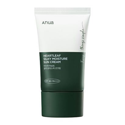 Heartleaf Silky Moisture Sun Cream - ANUA -  - Imagem