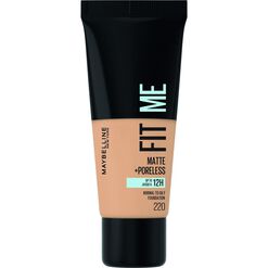 FIt Me Matte + Poreless Foundation, 220 - Natural Beige, hi-res