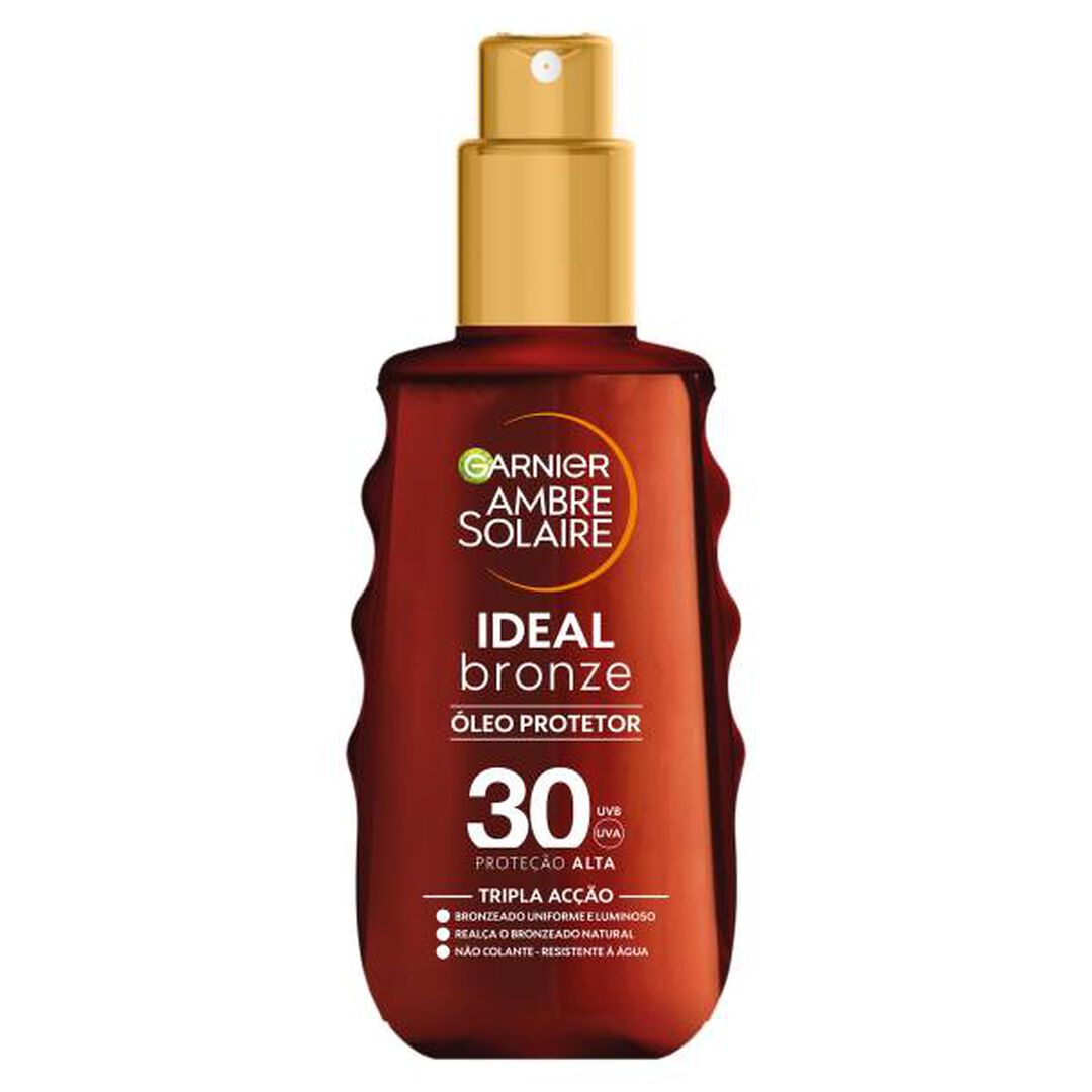&Oacute;leo Protetor Ideal Bronze FPS30 - GARNIER AMBRE SOLAIRE - AMBRE SOLAIRE - Imagem 1