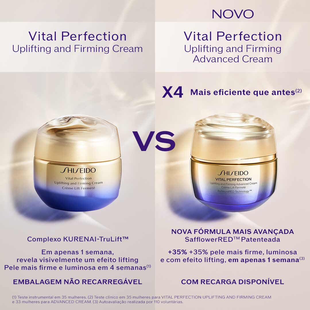 Uplifting Firming Advanced Cream - Recarga - SHISEIDO - Vital Perfection - Imagem 4