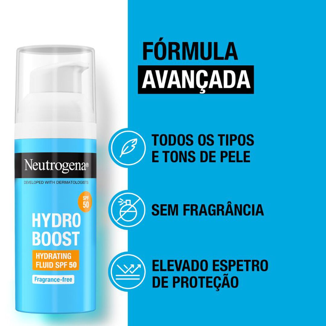 HYDRO BOOST Fluido Hidratante SPF50 - NEUTROGENA -  - Imagem 2