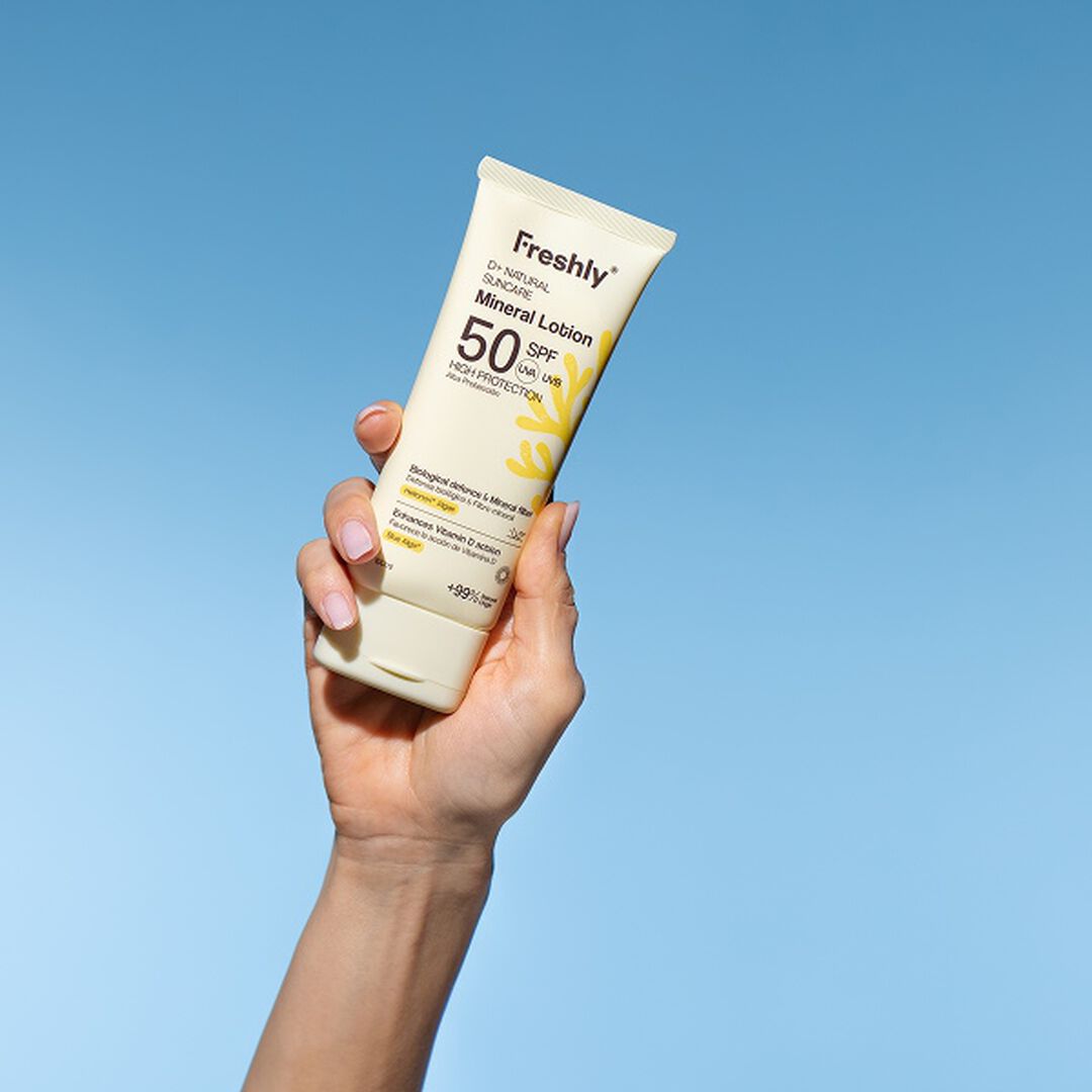 D+ Natural Suncare Mineral Lotion SPF50 - FRESHLY -  - Imagem 2