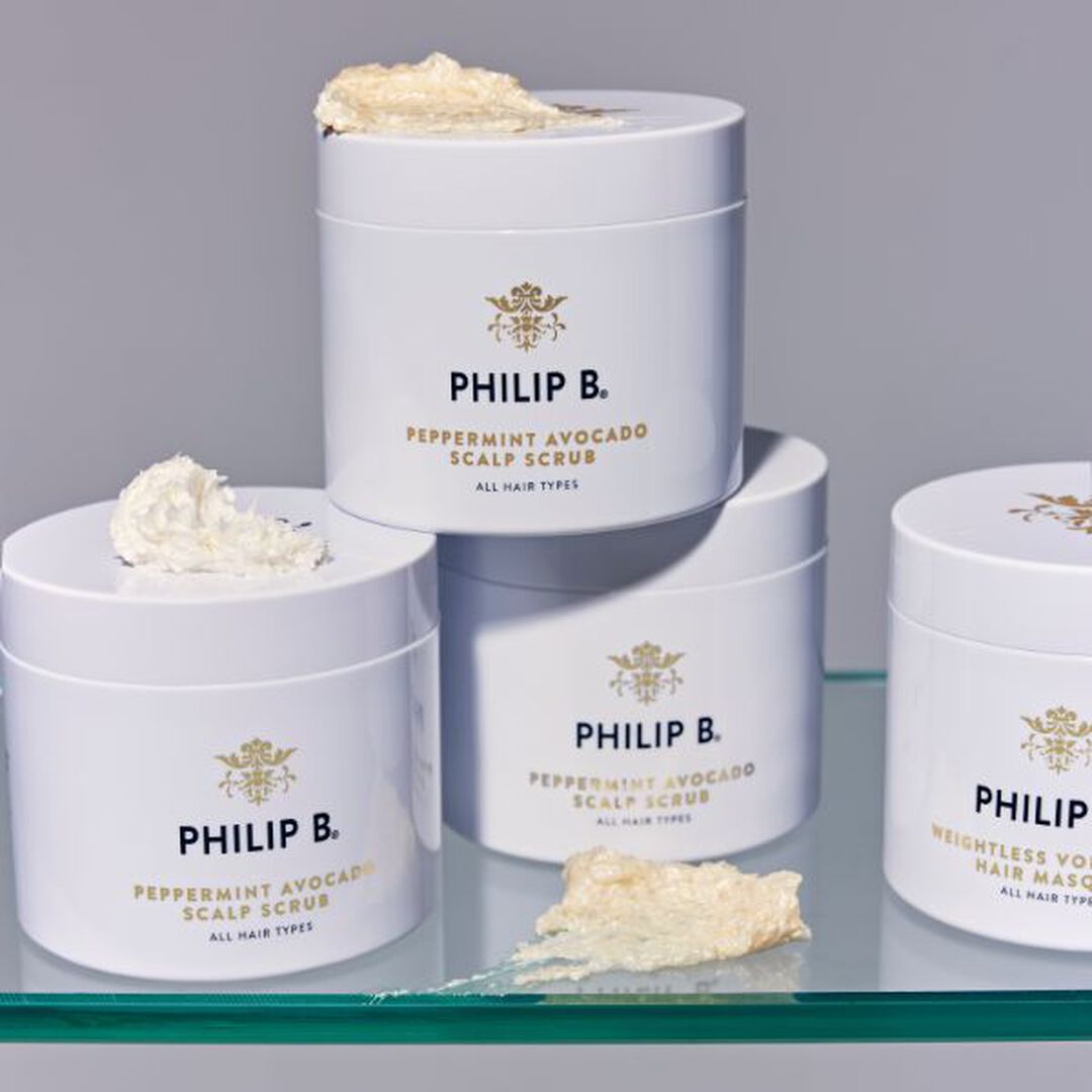 Peppermint Avocado Scalp Scrub - Philip B - Peppermint Avocado - Imagem 3