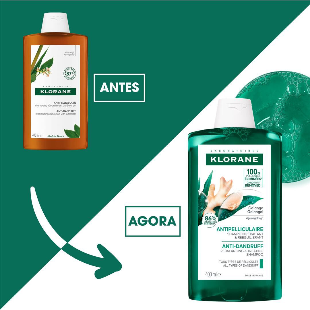 Galanga Champ&ocirc; Anticaspa Reequilibrante - KLORANE -  - Imagem 3