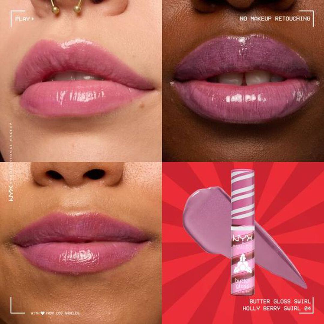 Butter Gloss Swirl - NYX Professional Makeup - Holiday 2024 Home Alone Collab - Imagem 7