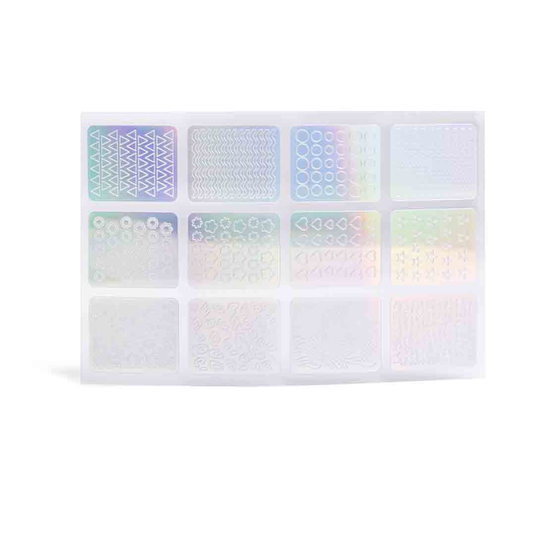 Holographic Nail Stencils - IDC INSTITUTE -  - Imagem 3