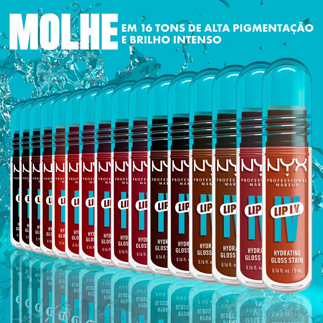 Lip I.V. - Lip Gloss Stain Hidratante - NYX Professional Makeup -  - Imagem 3