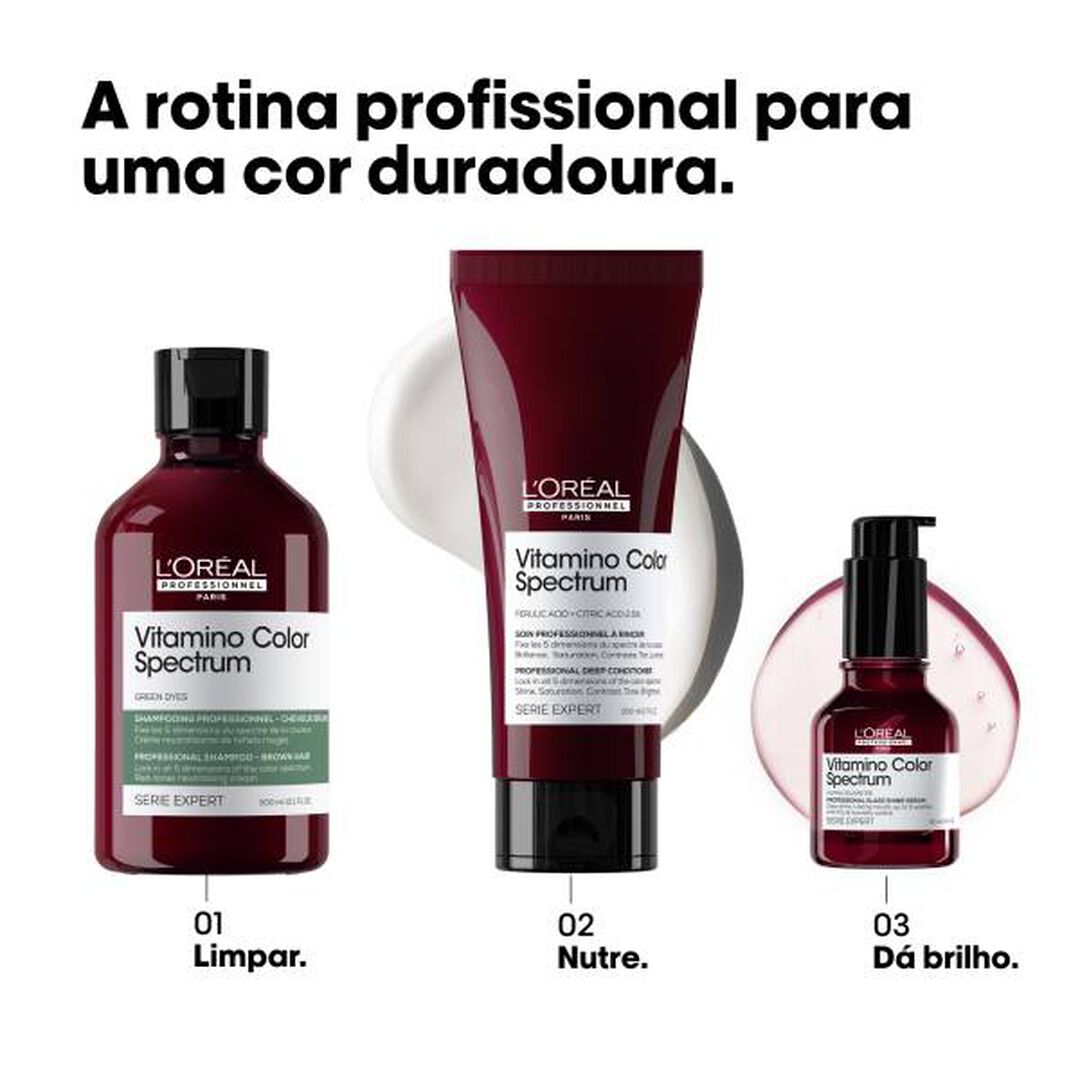 L'Oréal Professionnel Serie Expert Shampoo Verde Vitamino Color Spectrum - L'ORÉAL PROFESSIONNEL - Vitamino Color Spectrum - Imagem 5