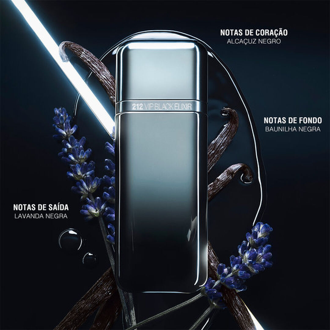 Elixir - Eau de Parfum - CAROLINA HERRERA - 212 VIP BLACK - Imagem 2