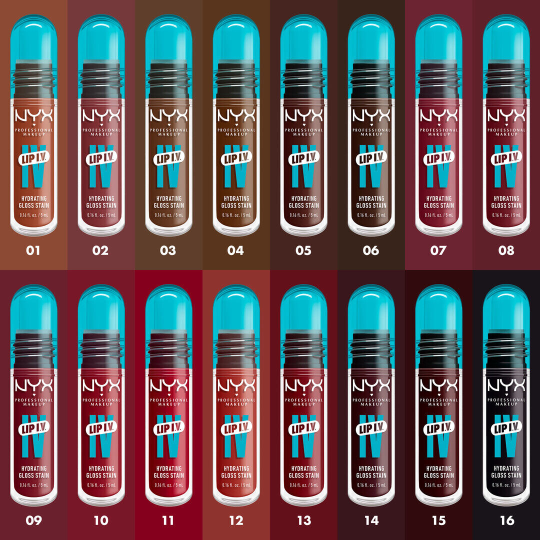 Lip I.V. - Lip Gloss Stain Hidratante - NYX Professional Makeup -  - Imagem 4