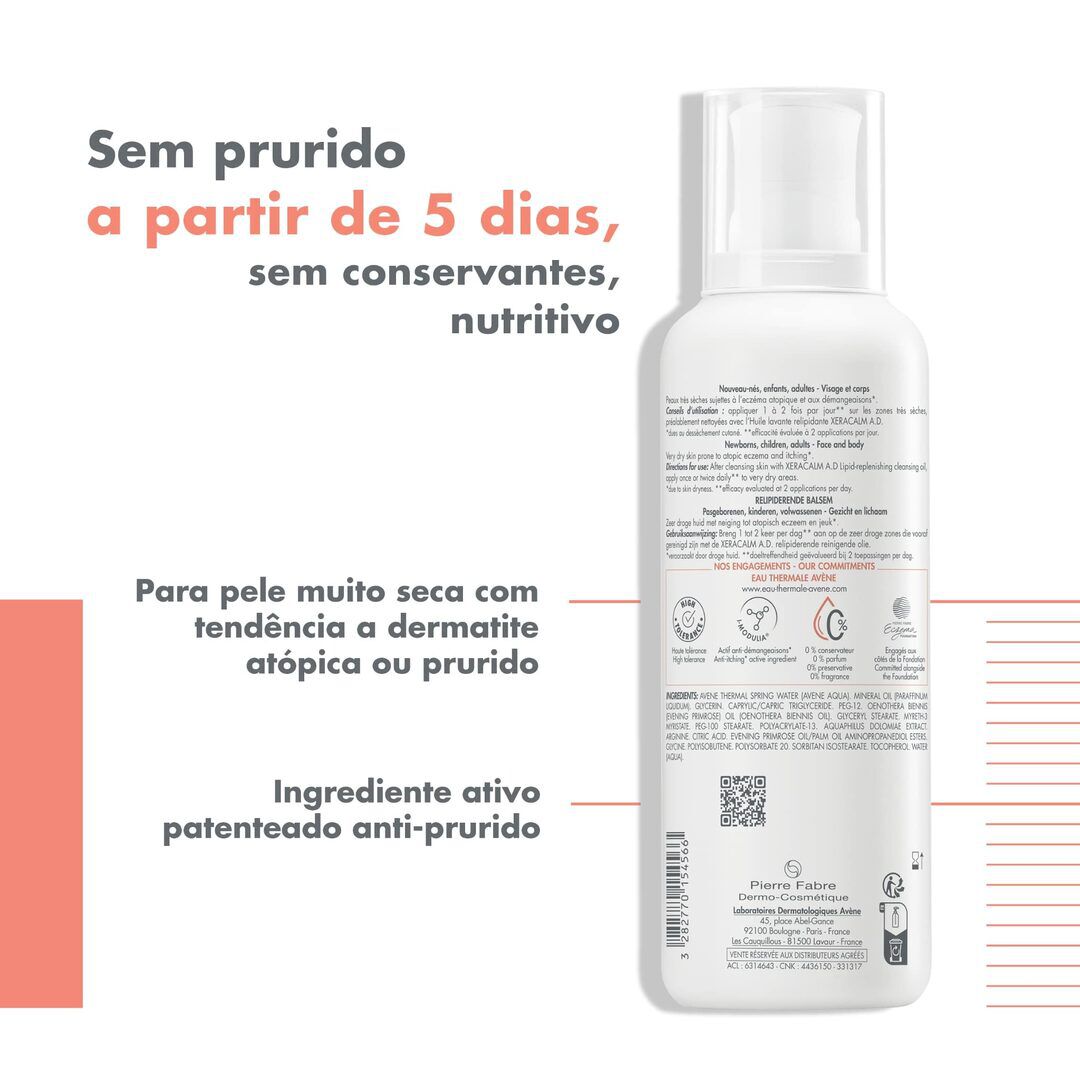 Xeracalm Bálsamo Relipidante - AVENE -  - Imagem 2