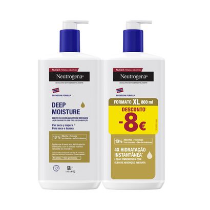 Promo Pack Corpo Óleo em Loção Hidratação Profunda - NEUTROGENA -  - Imagem