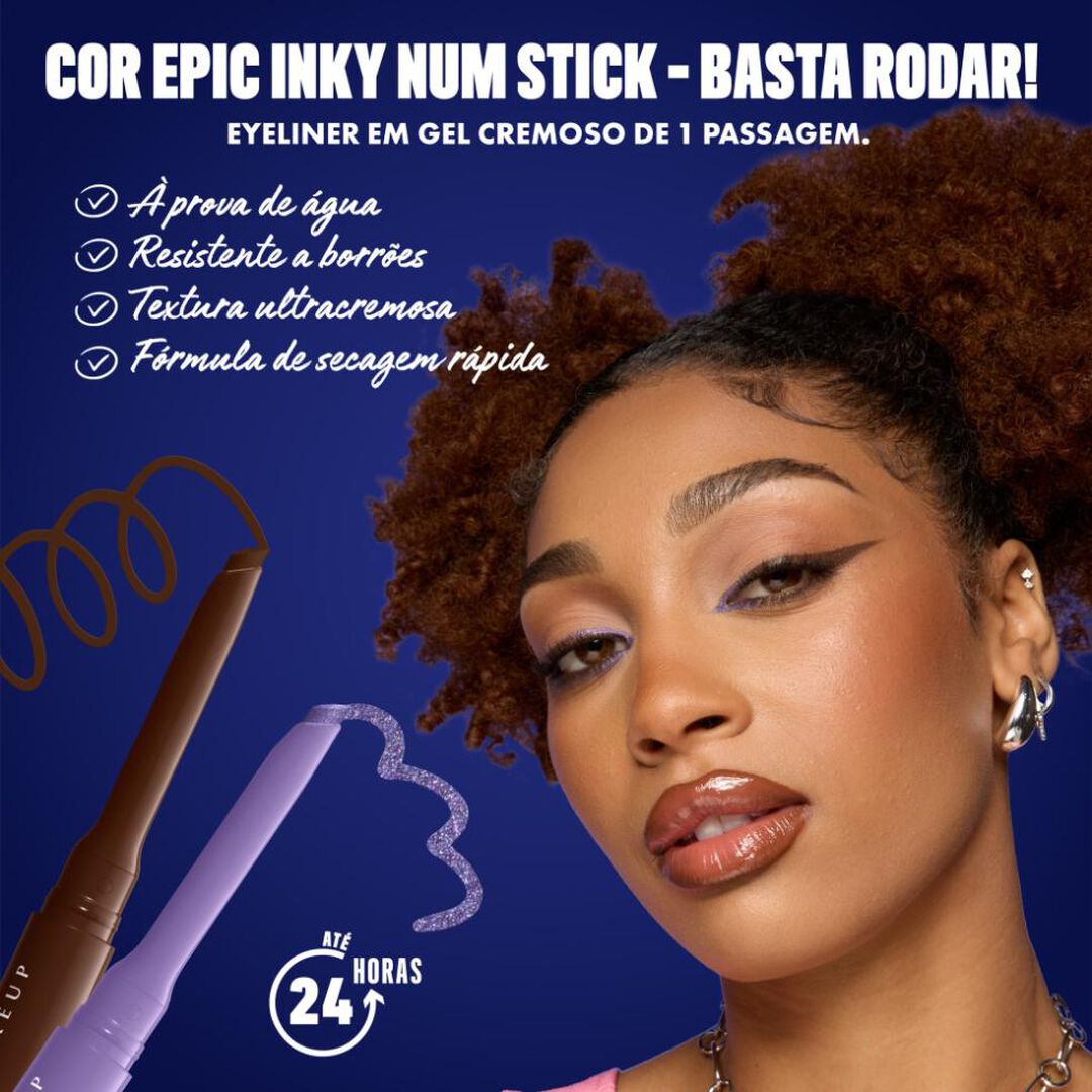 Epic Inky Stix - Eyeliner em Gel - NYX Professional Makeup - Epic - Imagem 10