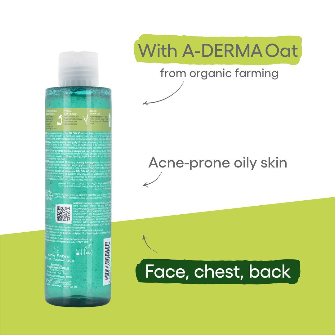 Biology AC Gel Espuma Purificante - A-DERMA -  - Imagem 5