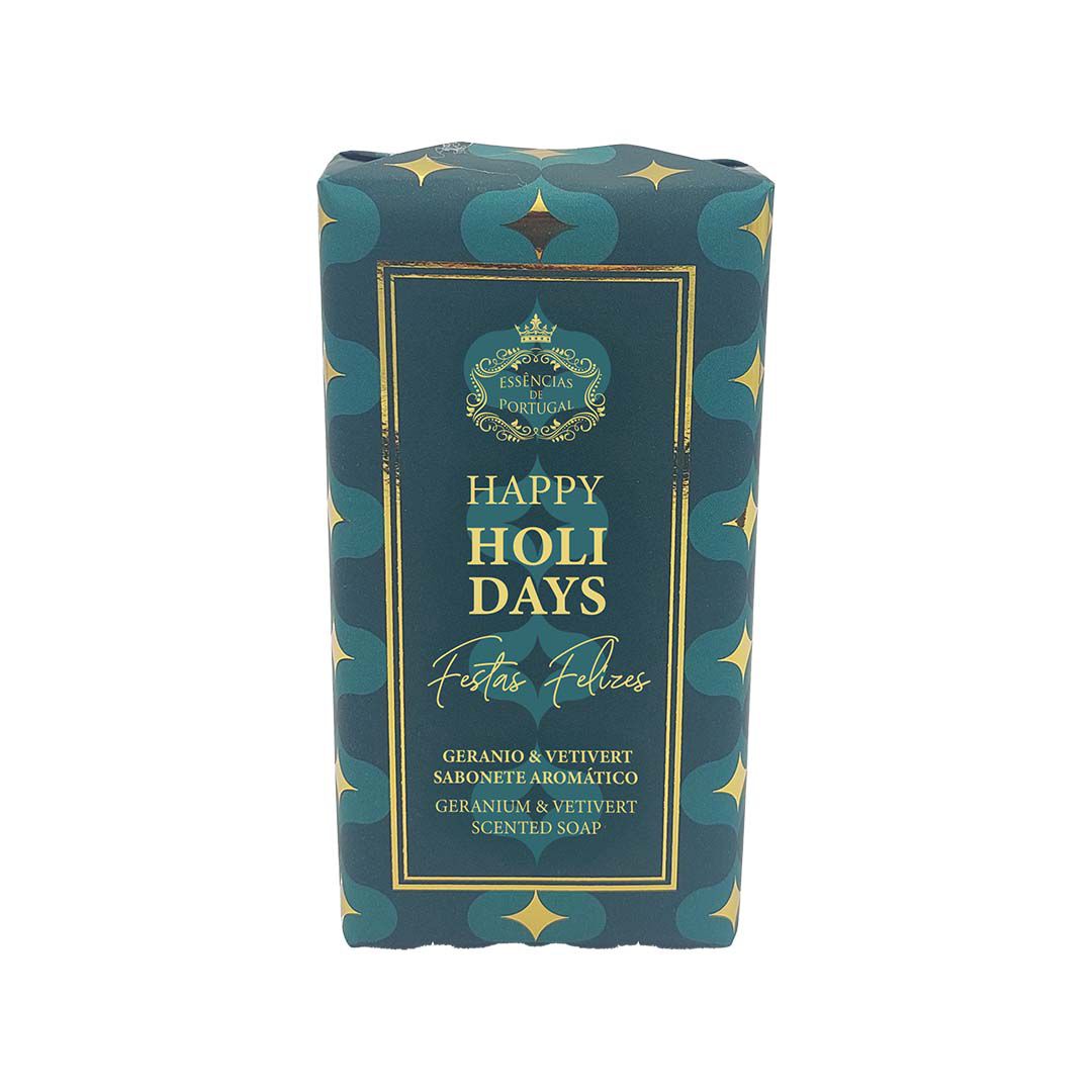 Sabonete Perfumado de Ger&acirc;nio & Vetivert - ESS&Ecirc;NCIAS DE PORTUGAL - LINHA DE BANHO - Imagem 1