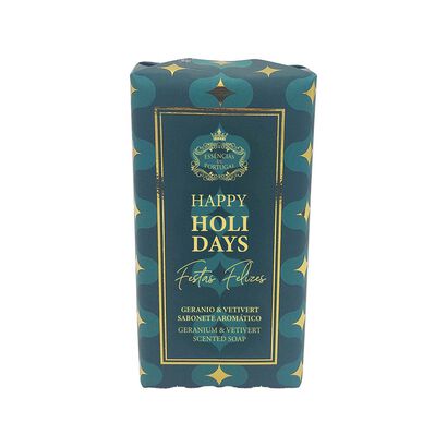 Sabonete Perfumado de Ger&acirc;nio & Vetivert - ESS&Ecirc;NCIAS DE PORTUGAL - LINHA DE BANHO - Imagem