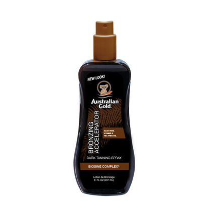 Dark Tanning Accelerator Spray Gel with Bronzer - AUSTRALIAN GOLD -  - Imagem