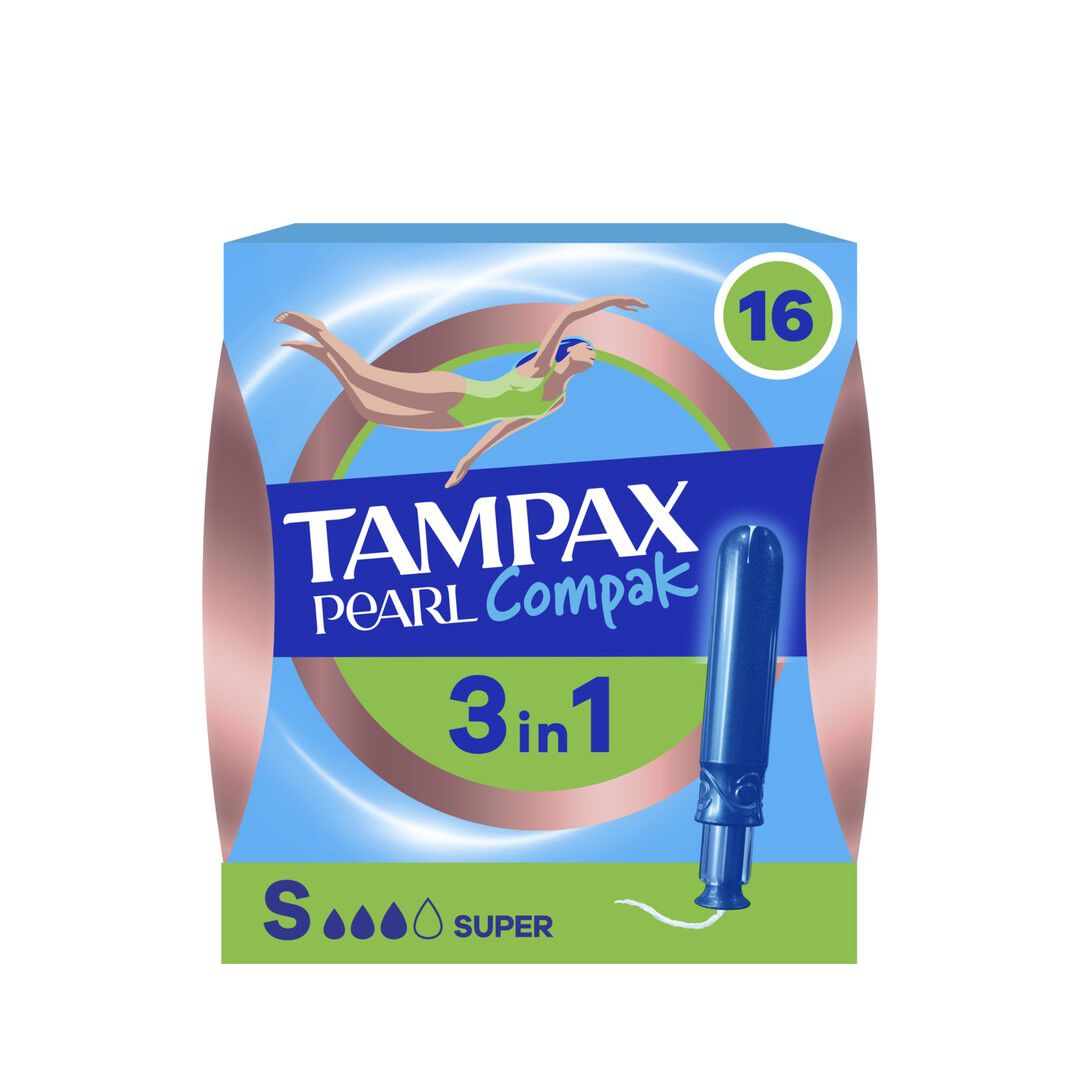 Tamp&otilde;es Pearl Compak Super - TAMPAX -  - Imagem 1
