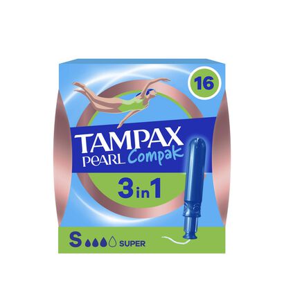 Tamp&otilde;es Pearl Compak Super - TAMPAX -  - Imagem