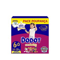 Fraldas Activity Tamanho 6+ (14kg-19kg), , hi-res