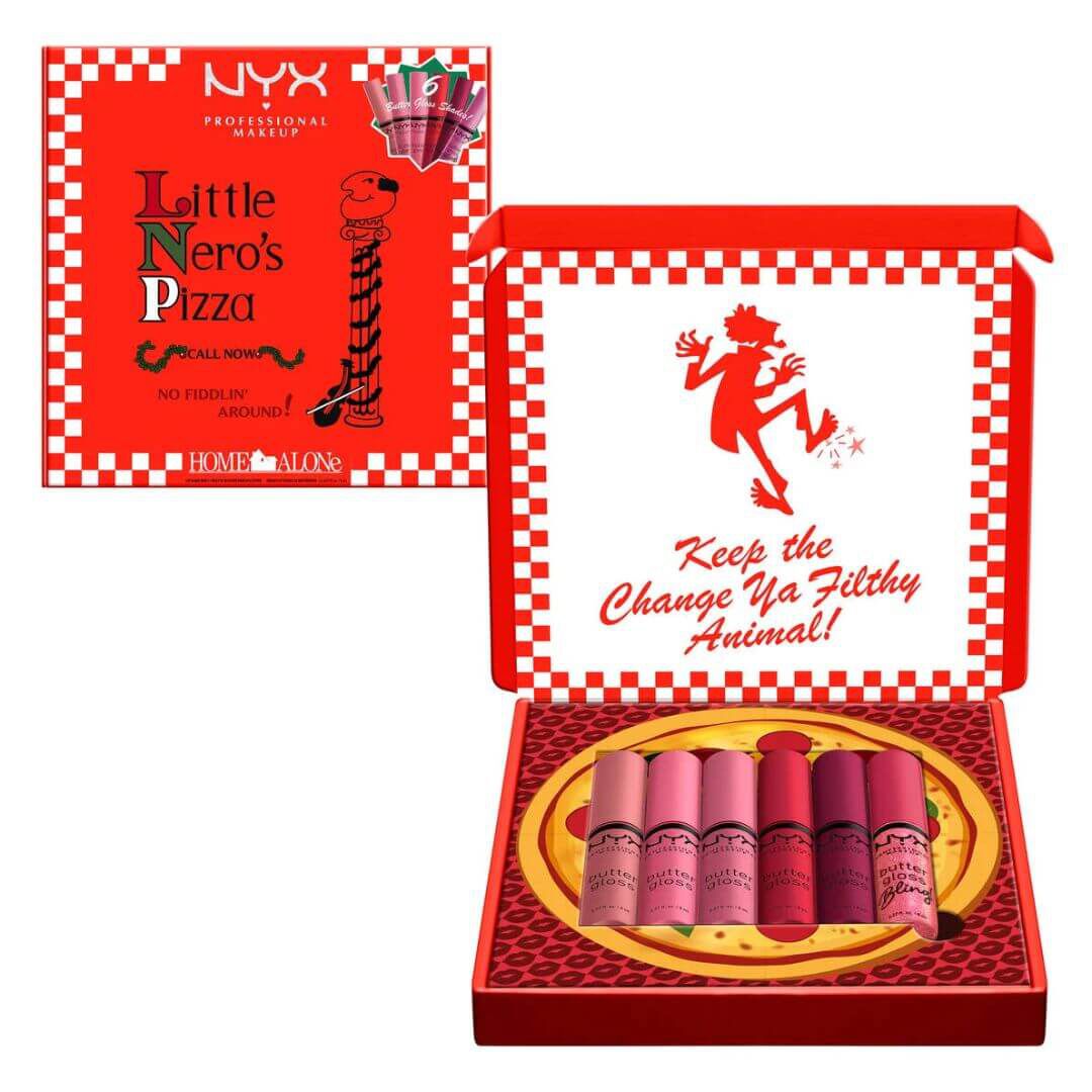 Coffret Glosses Rosas E Vermelhos - NYX Professional Makeup - Holiday 2024 Home Alone Collab - Imagem 2