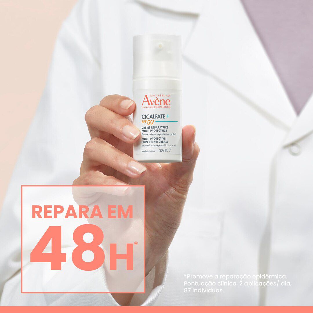 Cicalfate+ Creme Reparador com Prote&ccedil;&atilde;o Solar SPF50+ - AVENE -  - Imagem 3