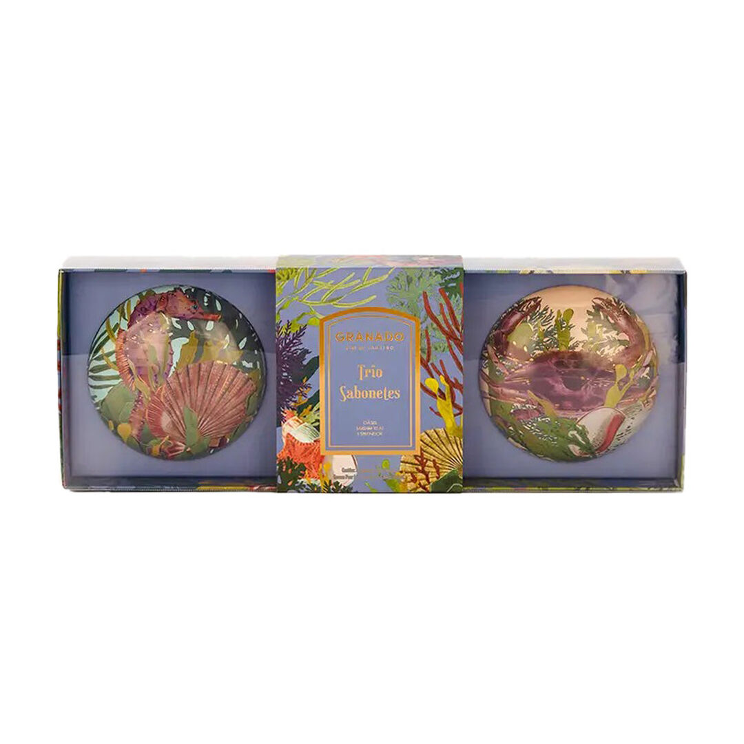 Trio Bolas de Natal Sabonetes Fundo do Mar - Granado - Deep-Sea Wonders - Imagem 1