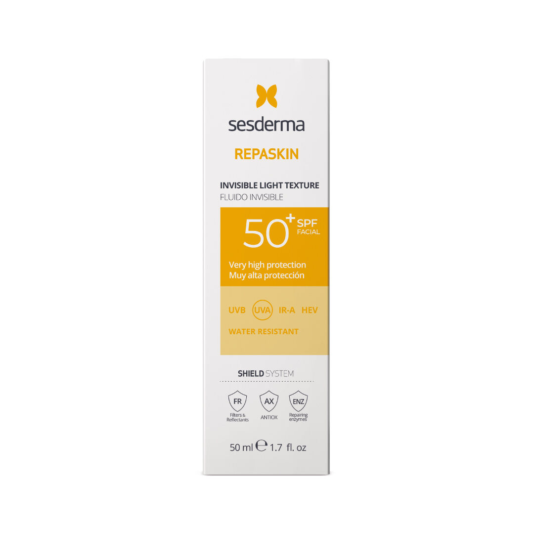 Repaskin Fotoprotetor Facial SPF50 Fluido Invis&iacute;vel - SESDERMA -  - Imagem 2