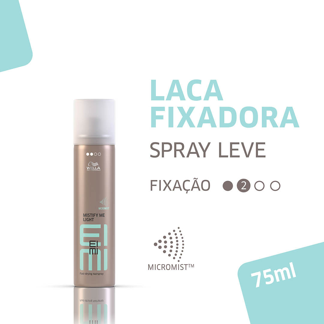 Mistify Me Light - Spray de styling - WELLA HAIR CARE - EIMI Fixing Hairsprays - Imagem 2