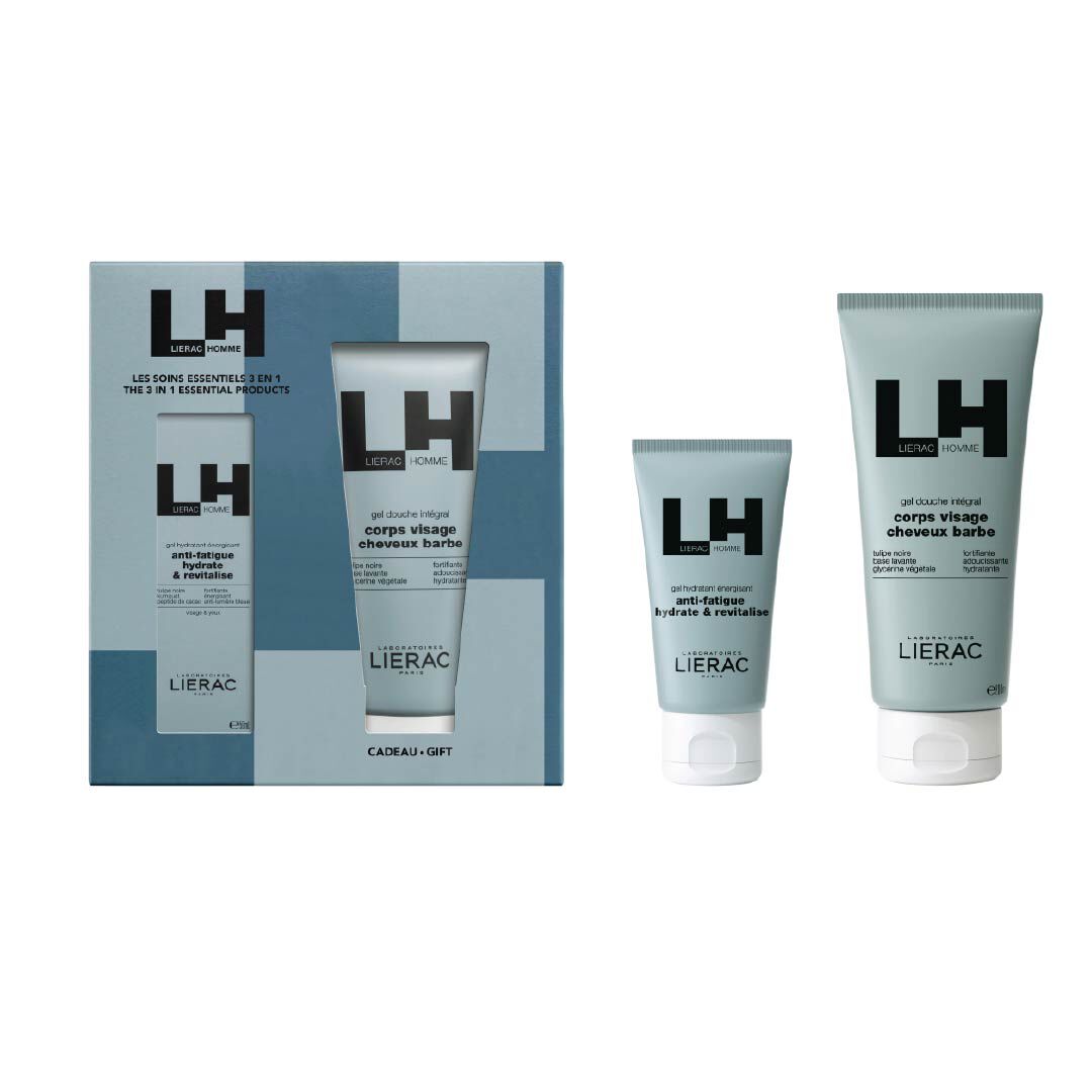 LIERAC HOMME Coffret Gel Hidratante Energizante + OF Gel Duche - LIERAC -  - Imagem 2