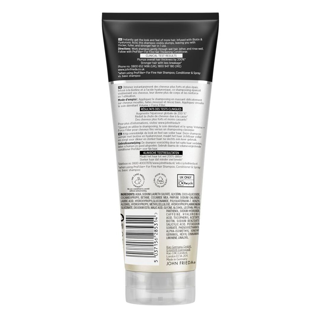 Shampoo Profiller Densificador - John Frieda - PROfiller+ - Imagem 2