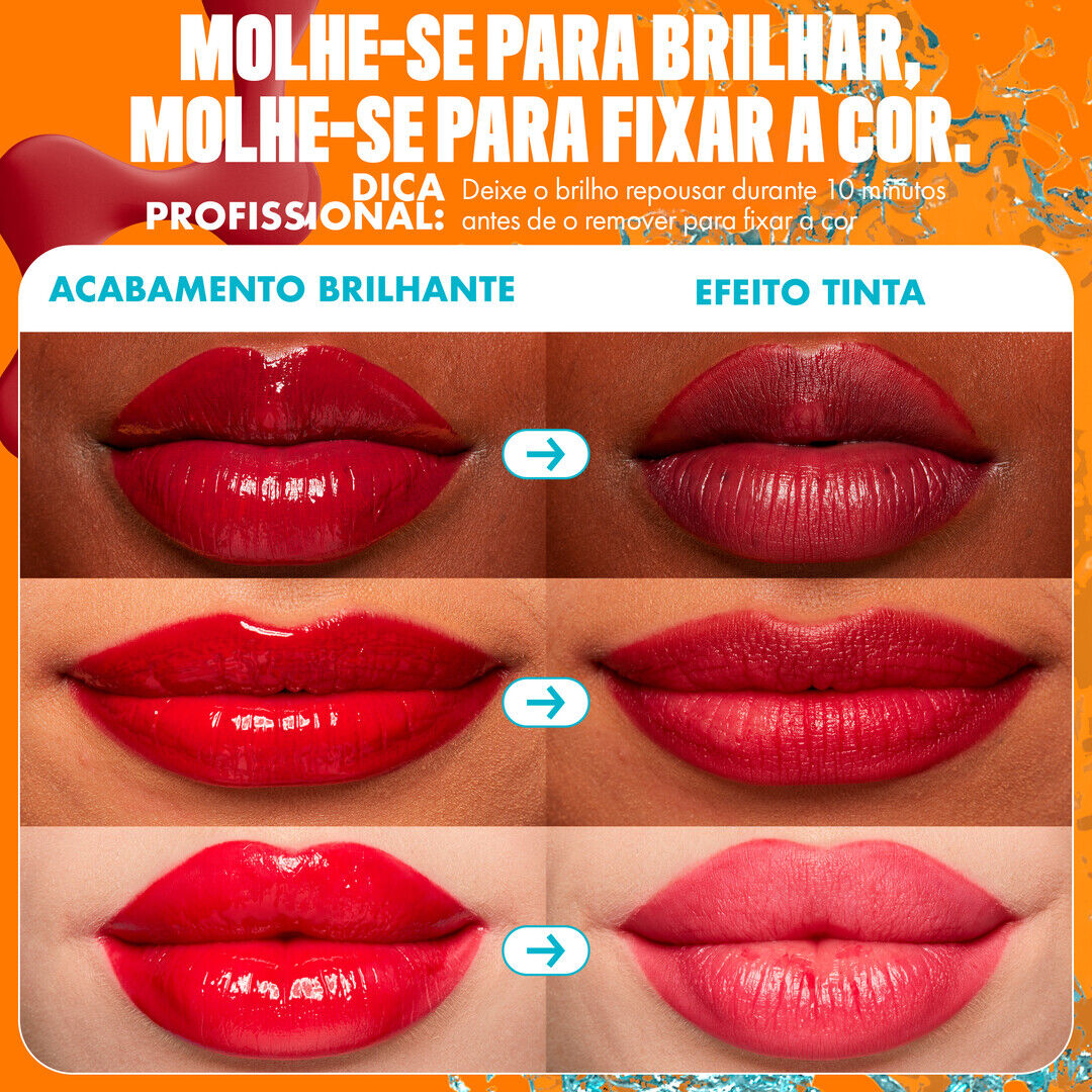 Lip I.V. - Lip Gloss Stain Hidratante - NYX Professional Makeup -  - Imagem 4