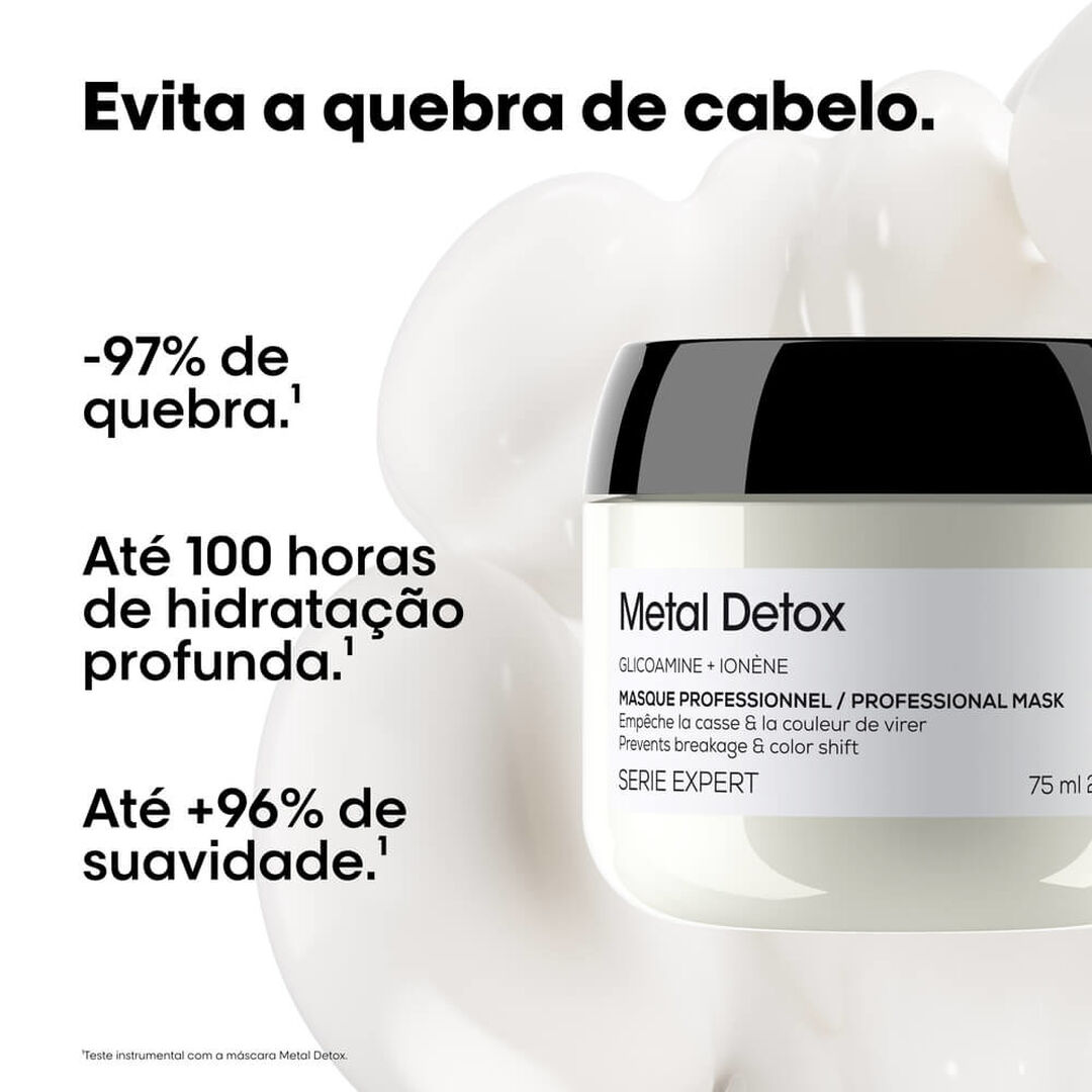 Metal Detox - M&aacute;scara - L'OR&Eacute;AL PROFESSIONNEL - SERIE EXPERT - Imagem 5