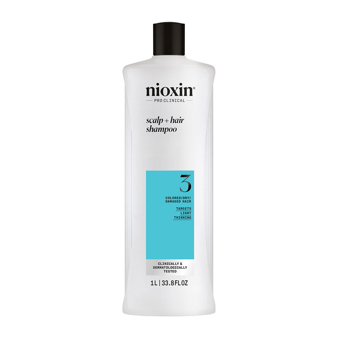 Champ&ocirc; - Cabelo Tingido e Danificado com Enfraquecimento Leve - Nioxin - Sistema 3 - Imagem 1