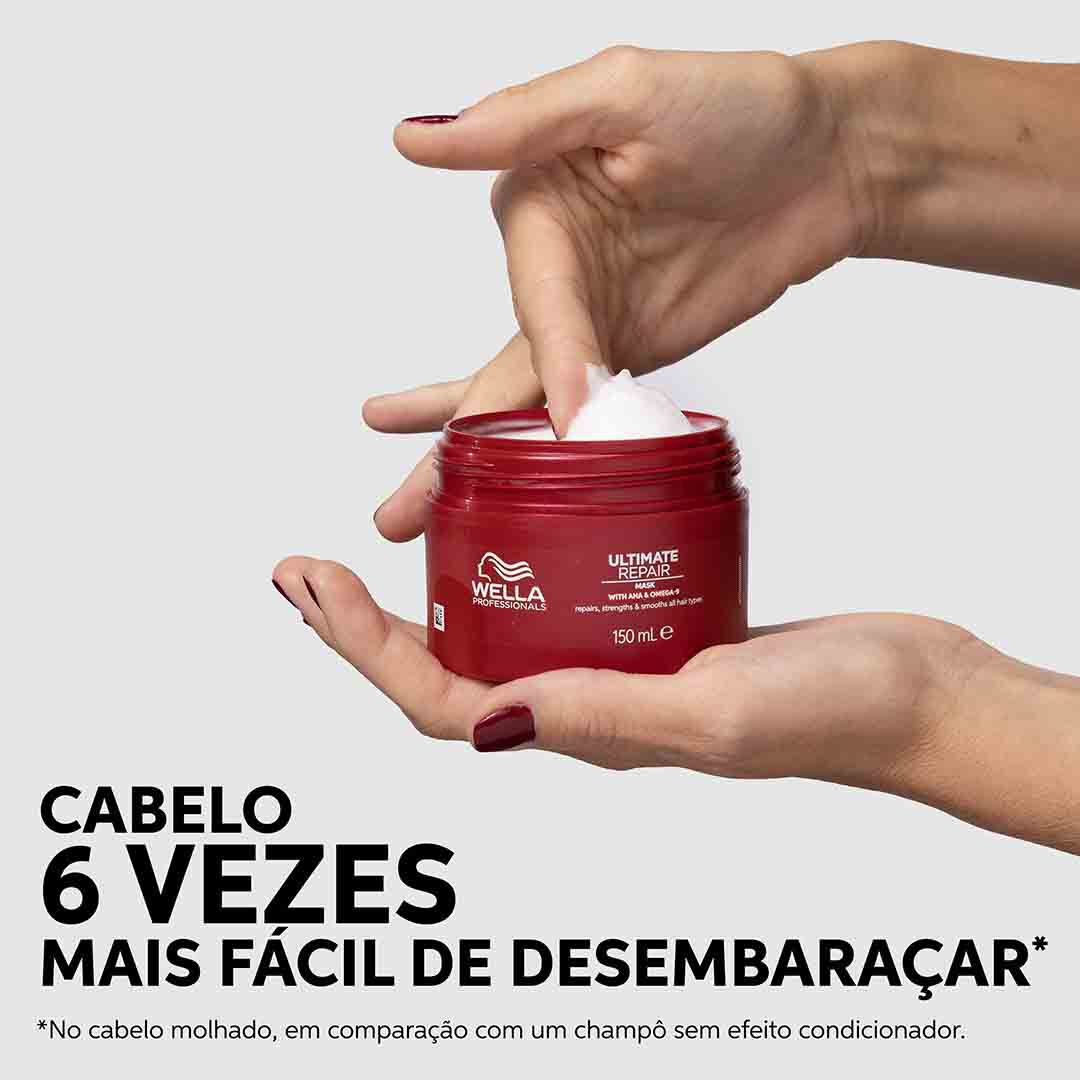 Ultimate Repair - Máscara de Reparação Profissional - WELLA HAIR CARE - Ultimate - Imagem 7