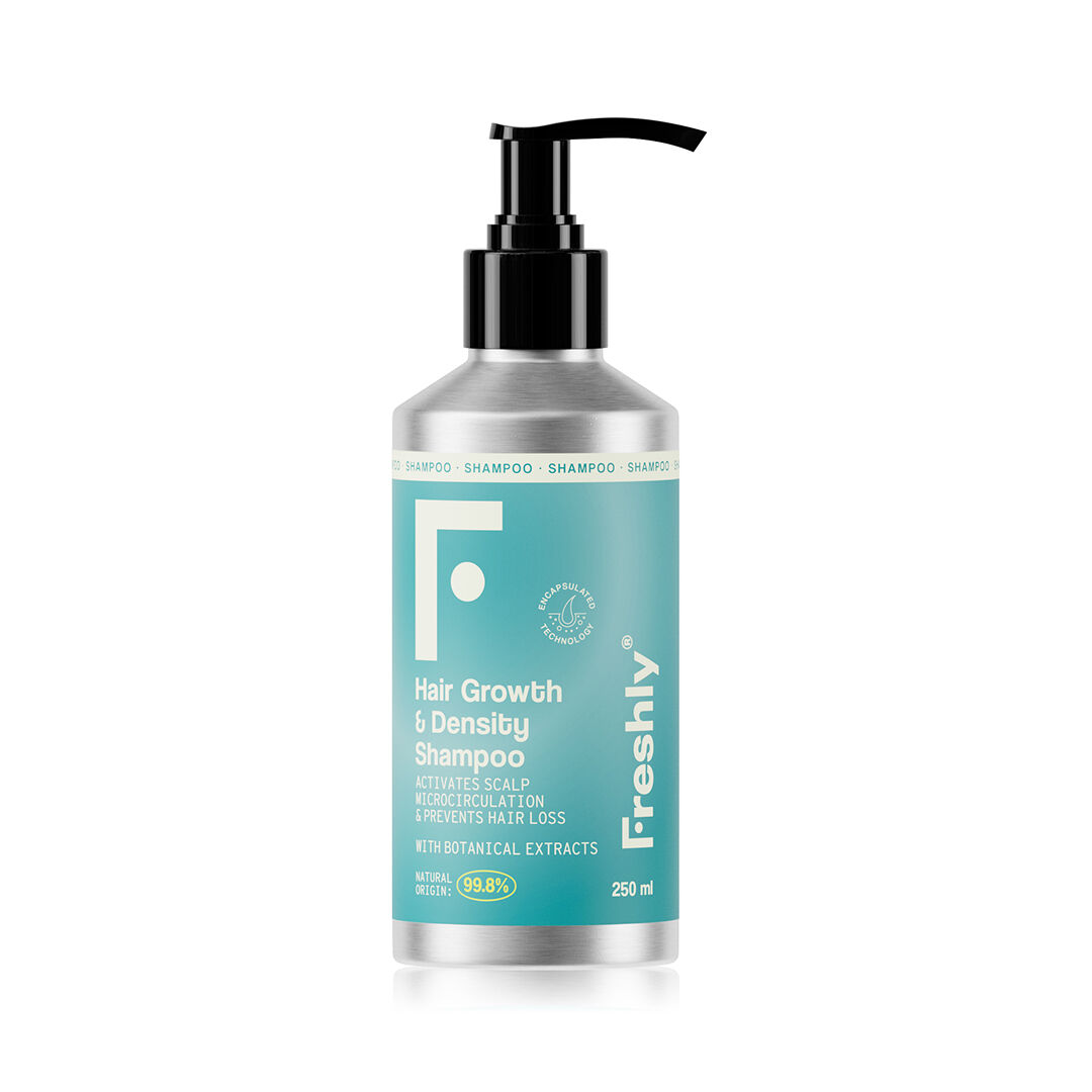 Shampoo Antiqueda. 99% Natural - Hair Growth & Density Shampoo - FRESHLY -  - Imagem 1