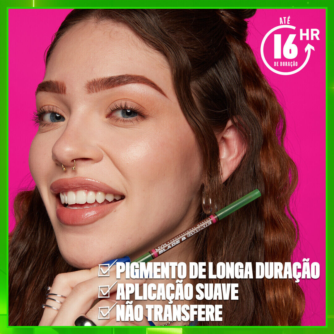 Blade N Shade - L&aacute;pis de Sobrancelhas Nano - NYX Professional Makeup -  - Imagem 5