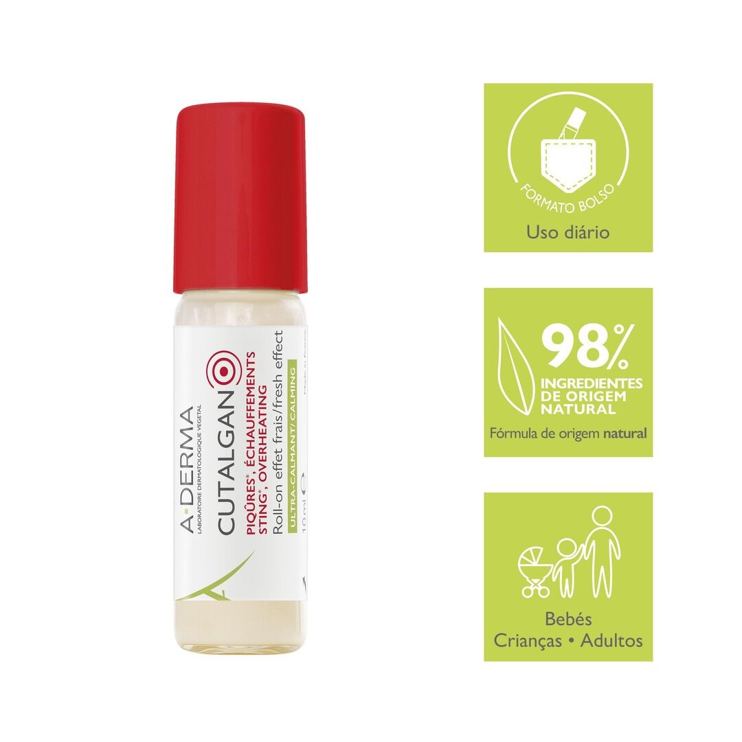 Cutalgan Roll-on de efeito fresco ultracalmante - A-DERMA -  - Imagem 3