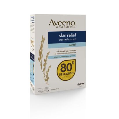 Skin Relief - Loção Calmante com Extrato de Mentol - AVEENO -  - Imagem
