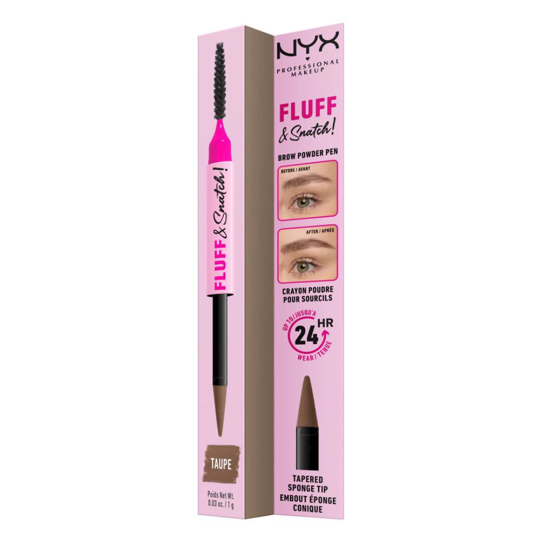Fluff & Snatch Brow Powder Pen - NYX Professional Makeup -  - Imagem 6