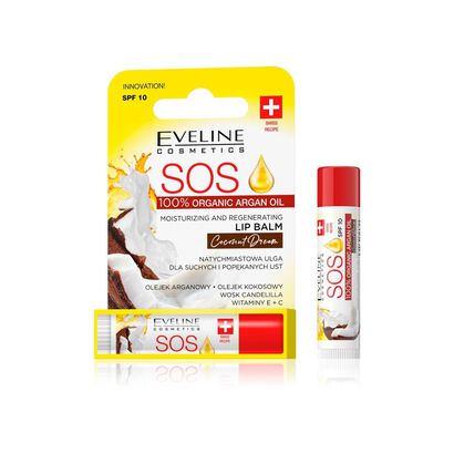 Bálsamo Labial SOS SPF10 Coco - EVELINE -  - Imagem