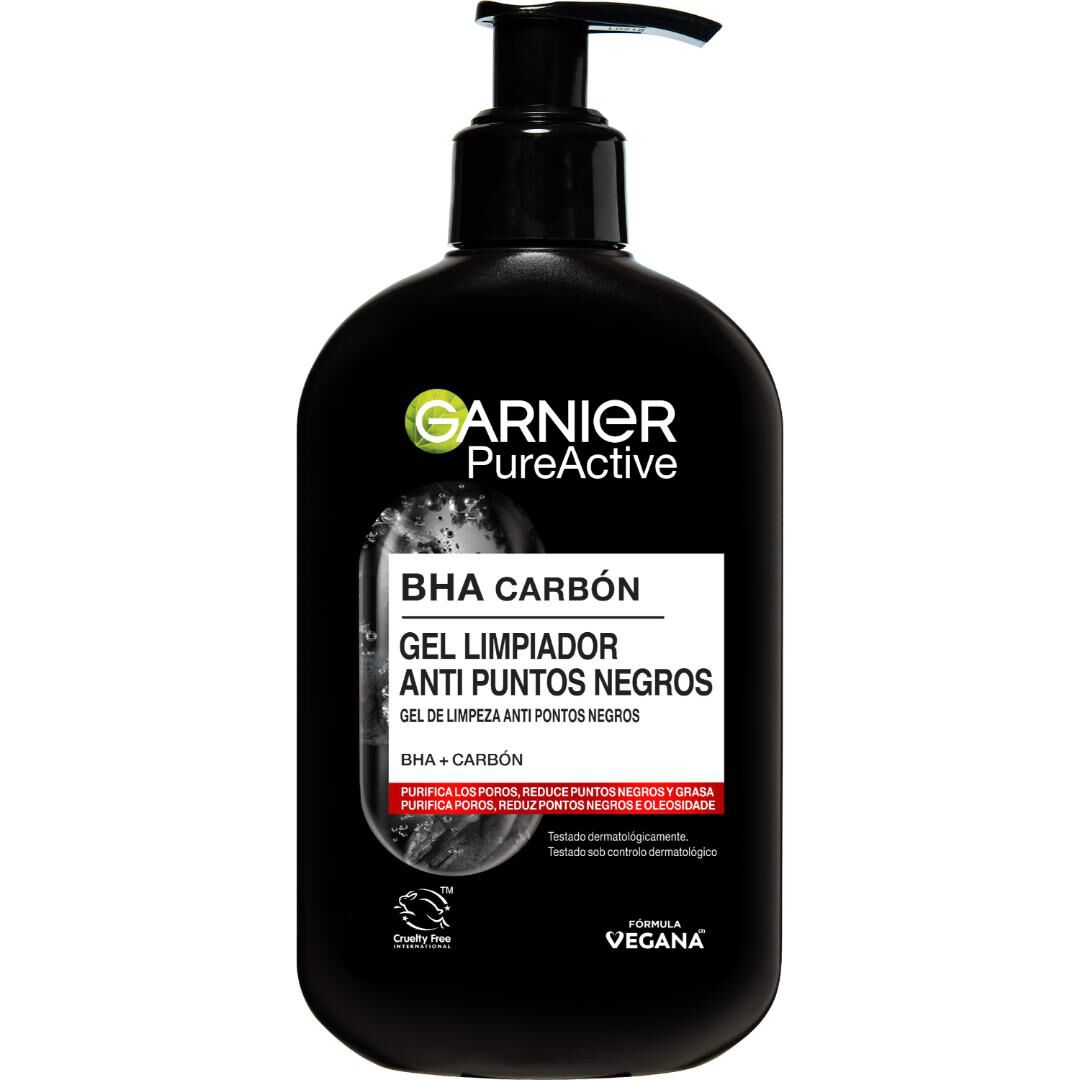Pure Active Gel de Limpeza com Carvão - GARNIER -  - Imagem 1