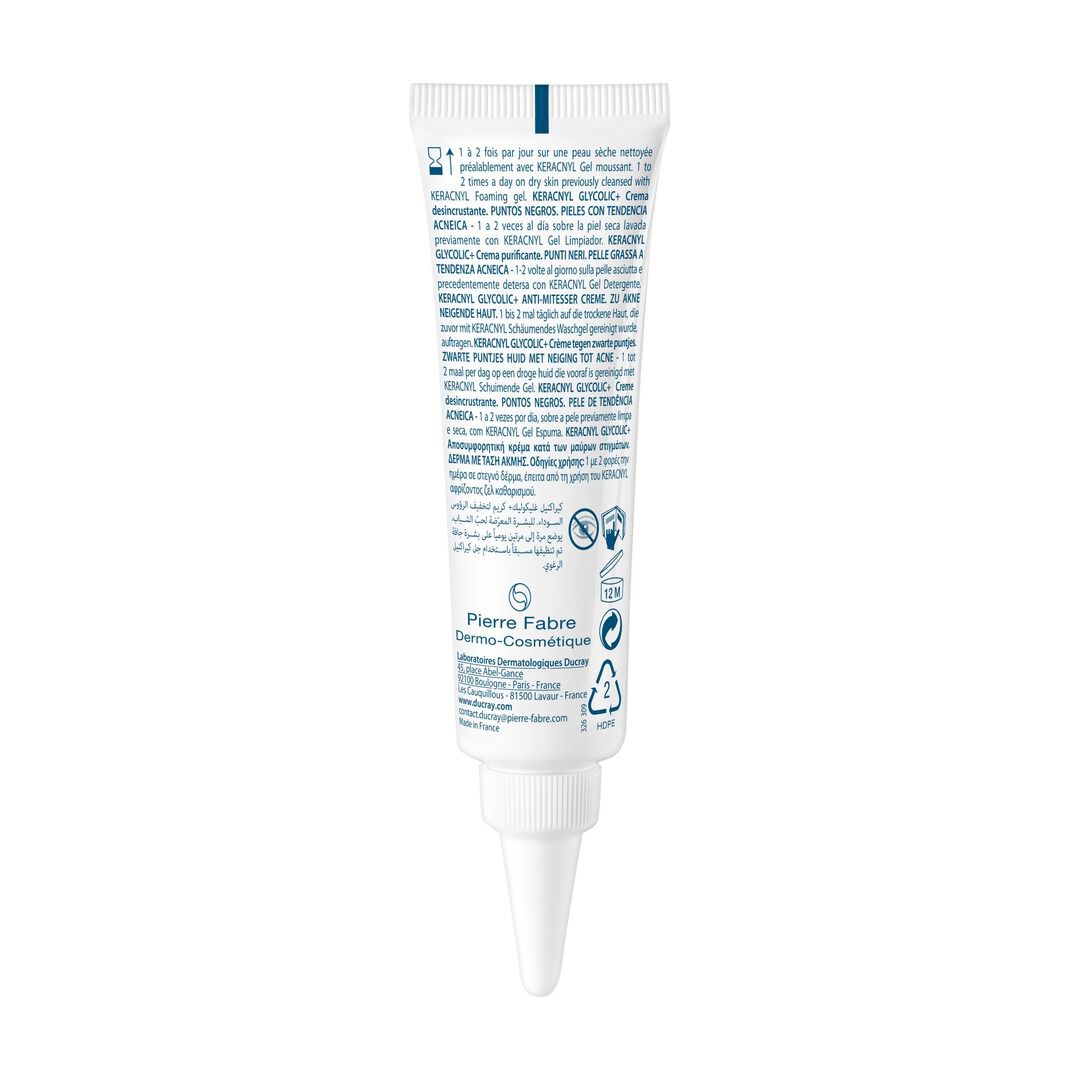 Ducray Keracnyl Glycolic+ Creme Desincrustante 30ml - DUCRAY -  - Imagem 5