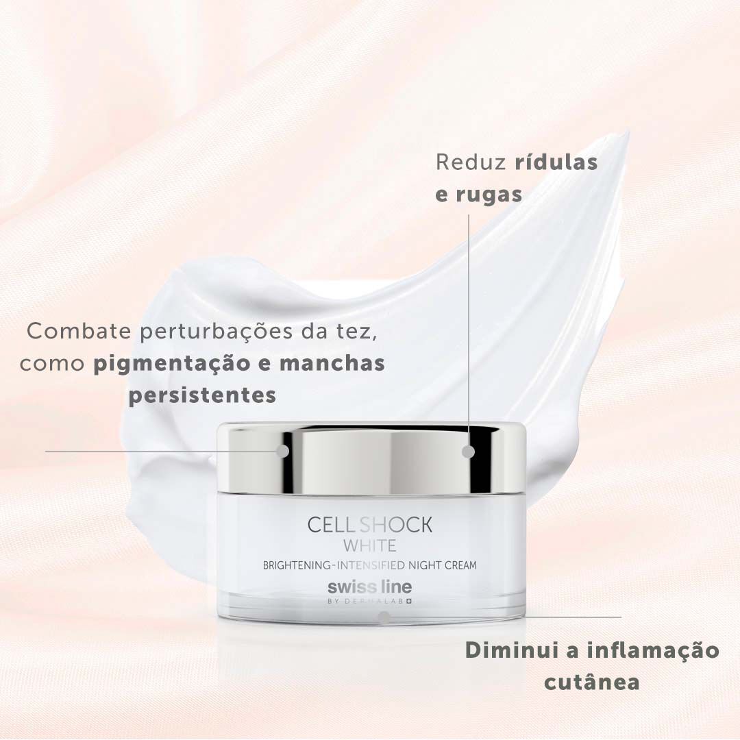 Intensified-Brightening Night Cream - Swiss Line - Cell Shock White - Imagem 2