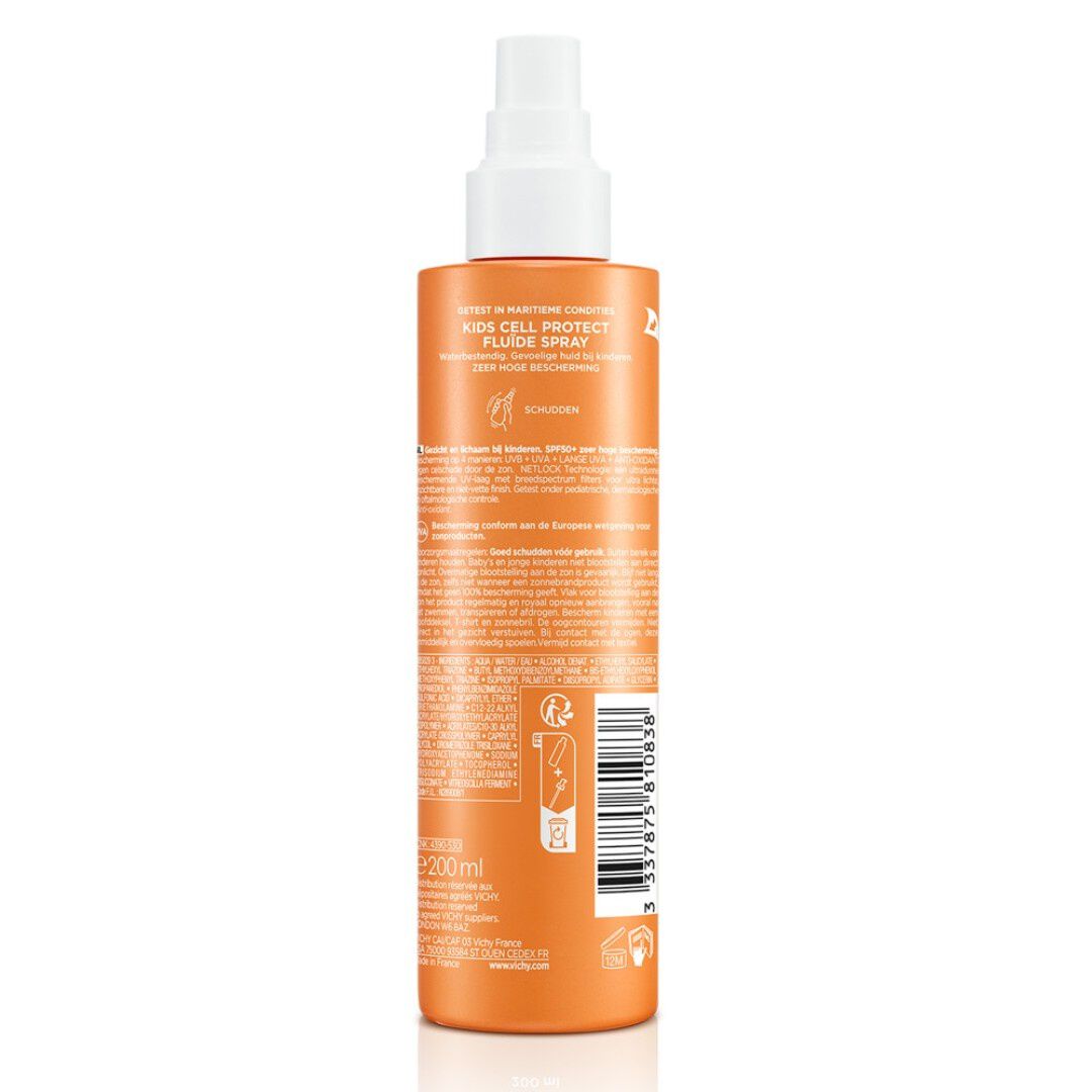 Capital Soleil Spray Cell Protect Crianças FPS50+ - VICHY -  - Imagem 4