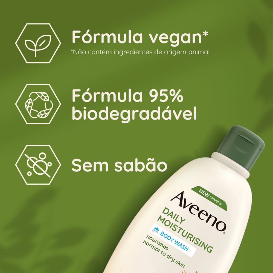 Daily Moisturising - Gel de Banho - AVEENO -  - Imagem 4