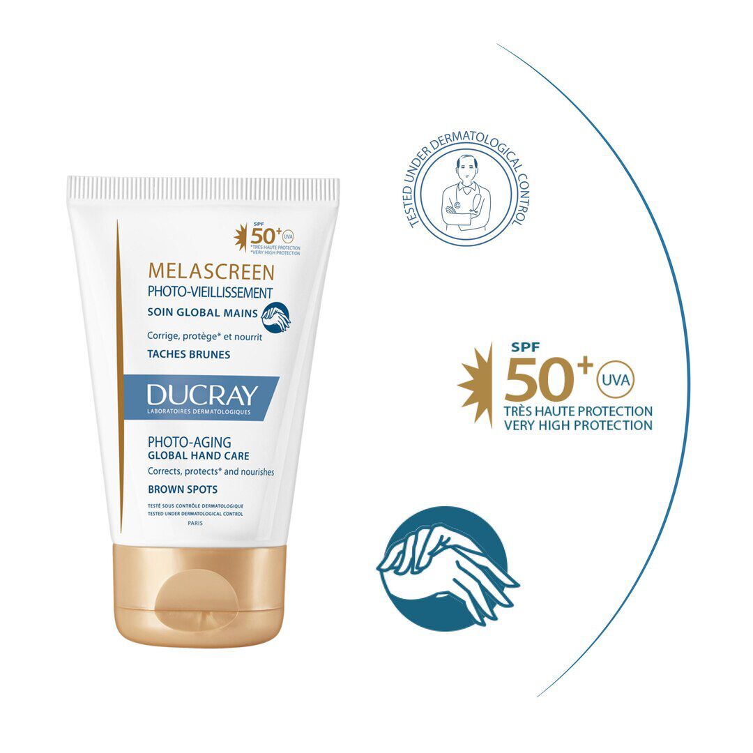 Ducray Melascreen Fotoprotector Creme M&atilde;os FPS50+ 50ml - DUCRAY -  - Imagem 7