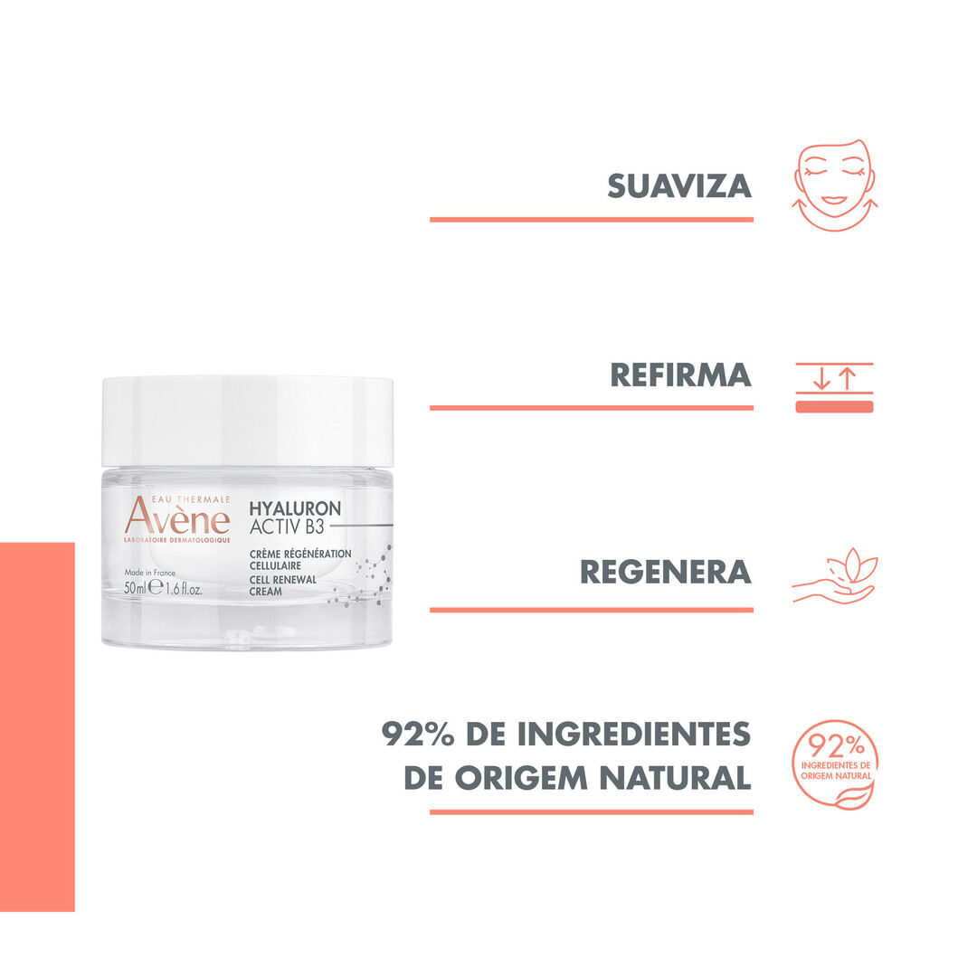 Hyaluron Activ B3 Creme de Dia Antienvelhecimento - AVENE -  - Imagem 2