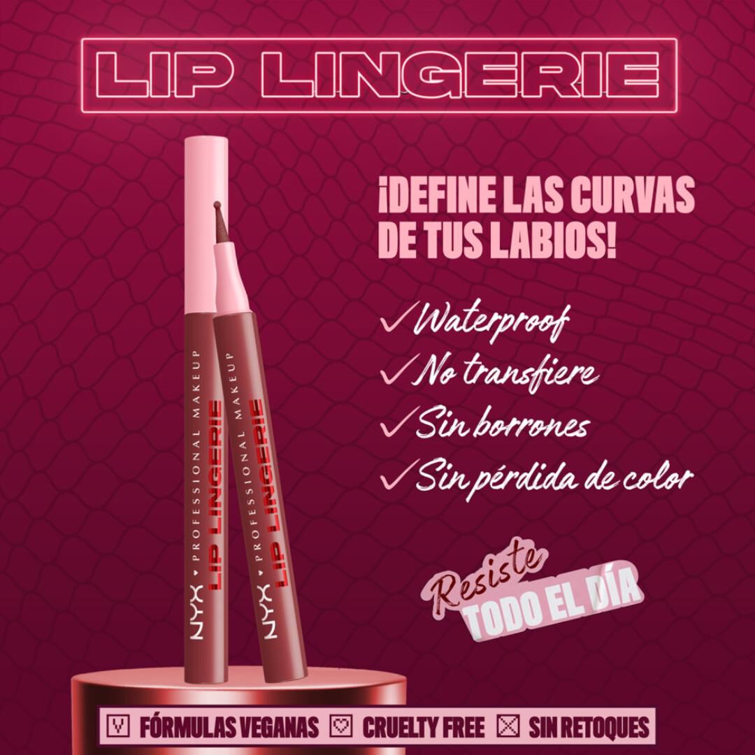 Lip Lingerie - Lip Liner Stain - NYX Professional Makeup - Lip Lingerie - Imagem 2
